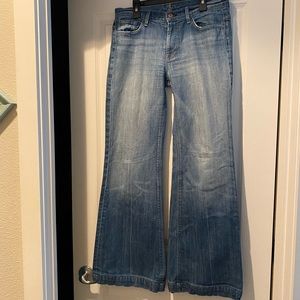 29 7 for all Mankind flare jeans